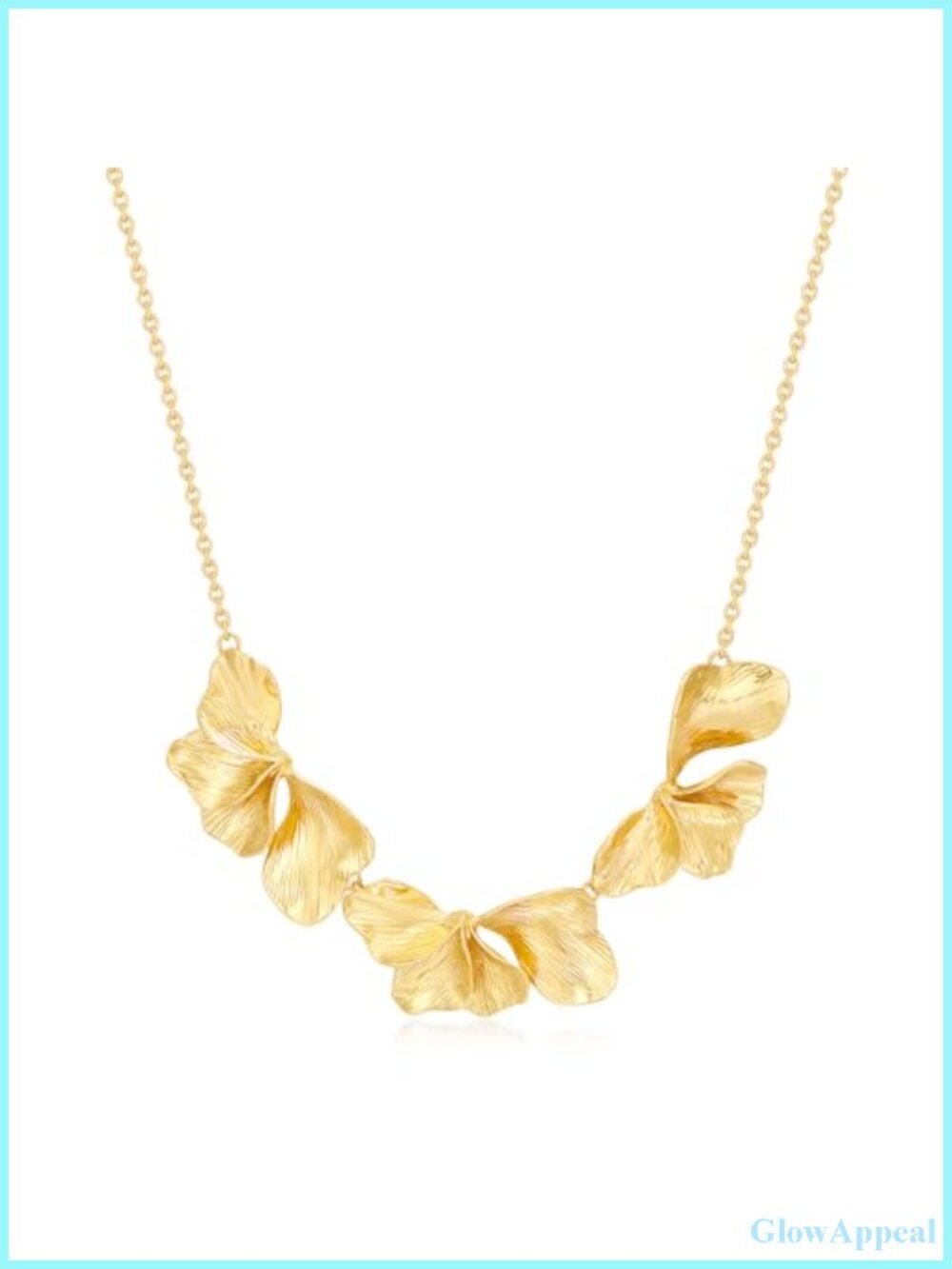 Statement Flower Necklace Gold Plated Chunky Floral Collar Choker Boho Jewelry